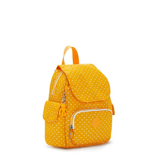 Kipling City Pack Mini Printed Backpack Ryggsäck Gula | SE 1192WN